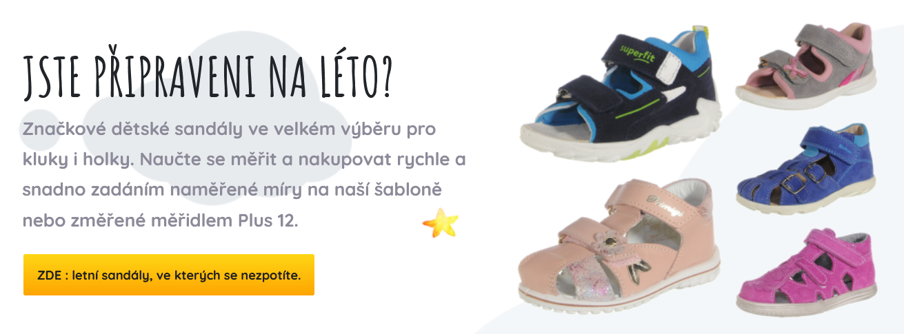 Letní obuv - dětské sandály