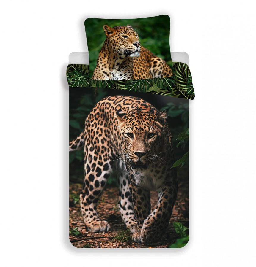 Fotogalerie: Jerry Fabrics povlečení Leopard Green