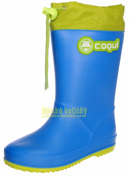 Coqui Rainy collar 8509-100-4713 sea blue/citrus