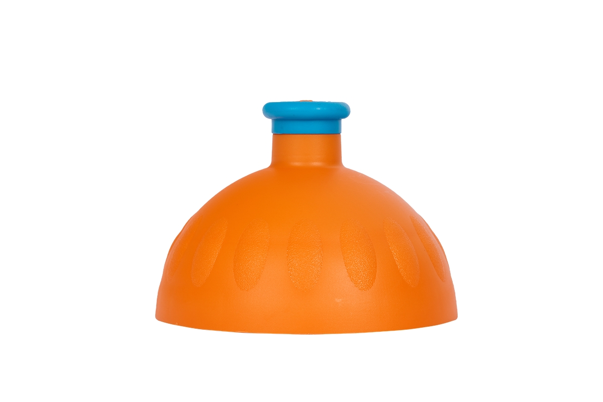 Zdravá lahev Víčko oranžové/zátka modrá fluo  VPVZ0264