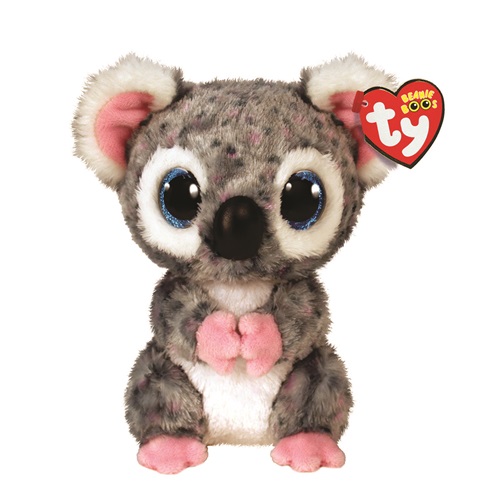 Ty Beanie Boos KARLI - šedá koala, 15 cm