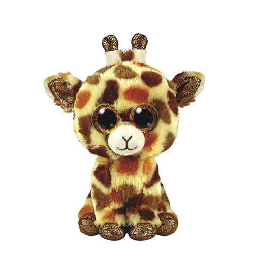 Ty Beanie Boos STILTS, 15 cm - hnědá žirafa