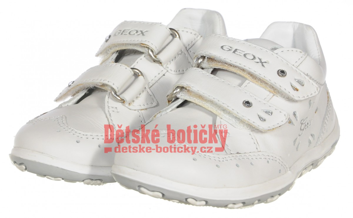 Geox B32E6C 00085 C0007 white/silver Výprodej