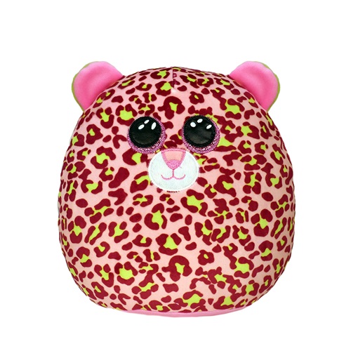 Ty Squishy Beanies LAINEY - růžový leopard, 22 cm (1)