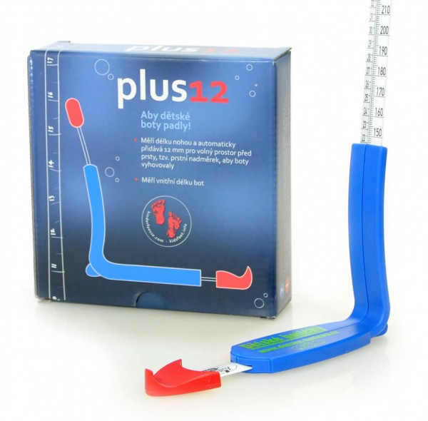 Fotogalerie: Set měřidlo Plus 12 a šablona  na měření délky chodidel. Měření nohou.