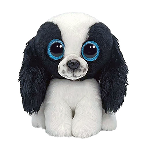 Ty BOOS SISSY, 15 cm - černo-bílý pes (3)