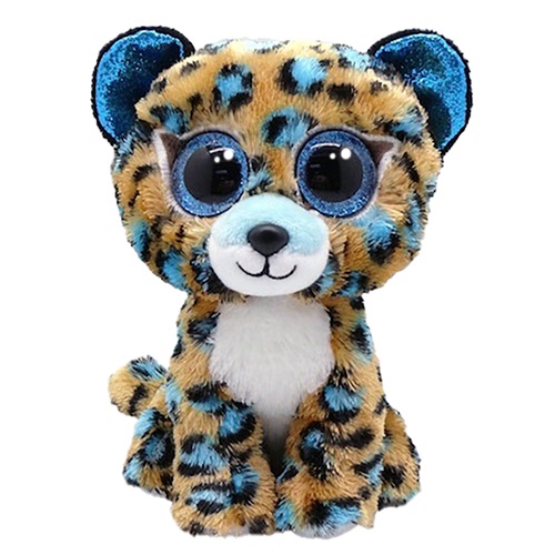 Ty BOOS COBALT, 15 cm - modrý leopard (3)