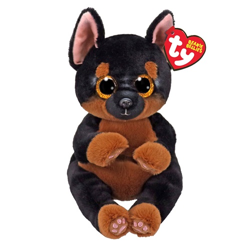 Ty Ty Beanie Bellies plüss figura FRITZ, 15 cm - fekete/barna kutya (3)