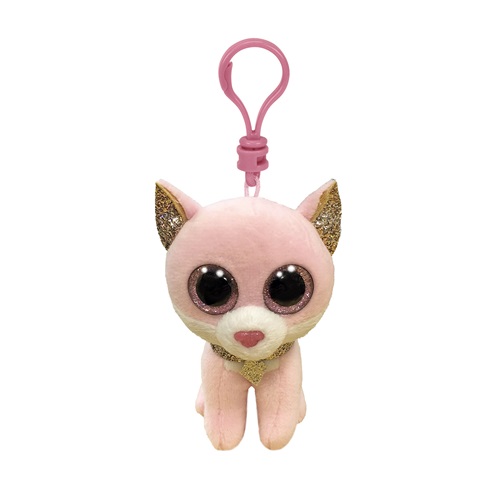 Ty Beanie Boos FIONA - růžová kočka, 8,5 cm 