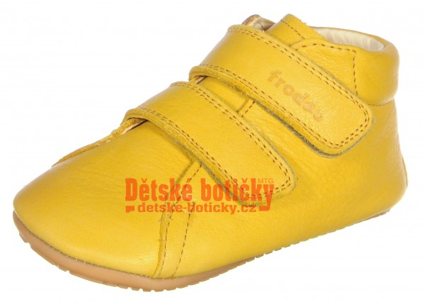 Froddo G1130013-16L prewalkers D-velcro dark yellow
