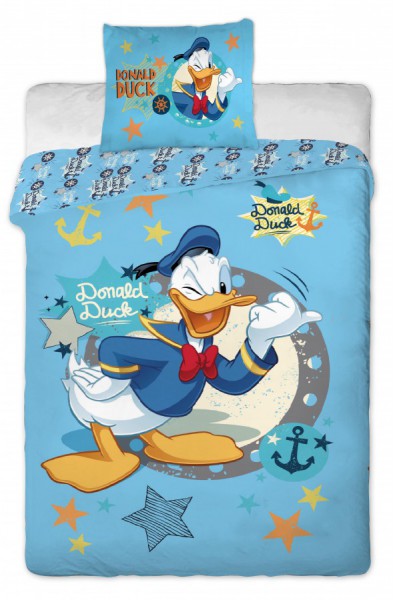 Jerry Fabrics Povlečení Disney - Donald Duck 140x200 70x90