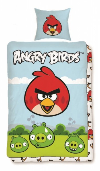 Jerry Fabrics Povlečení Angry Birds AB116 140x200 70x90